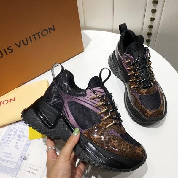 

064 new designer luxury women's casual fashion shoes, women's outdoor casual shoes, high-quality materials, with original box, Black