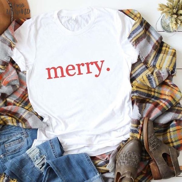 

merry christmas print t shirt women short sleeve steetwear tshirt thanksgiving pink christmas shirt causal red, White