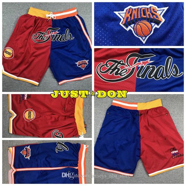 

мужские just don карманные баскетбольные шорты прошитой rockets никс 1994 финалы издание карманные шорты подкладка mesh спорта карманный swe, Black;red