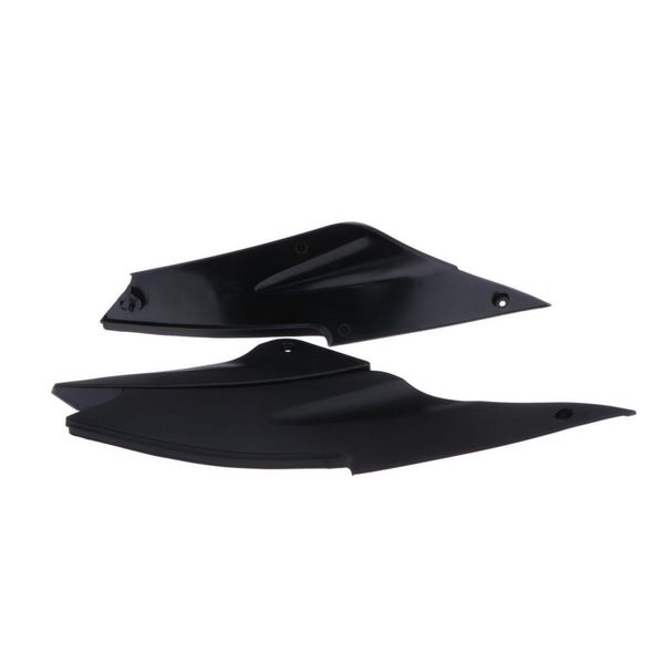 

motorcycle fairing parts left+right gas tank side cover panel guard for kawasaki ninja zx6r zx636 zx6 2005 2006 - black