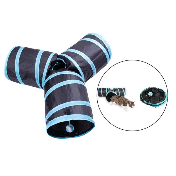 

pet cat tunnel tube maze collapsible 3 way