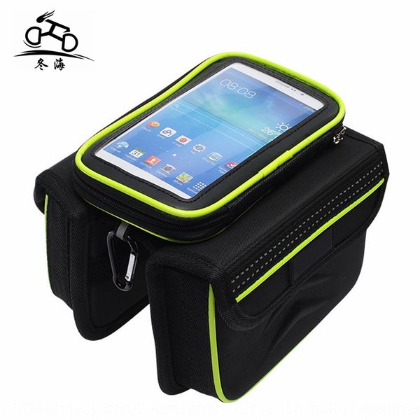 

wolf base mobile phone front beam bag riding equipment mountain bicycle mobile bicycle bike upper tube bag