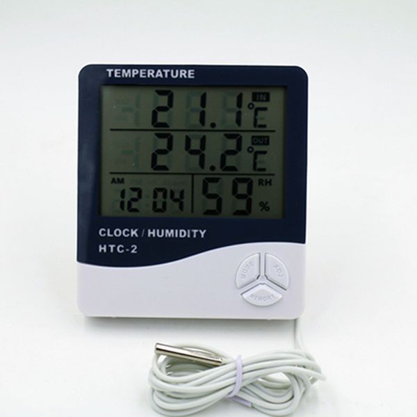 Vendita calda Orologio domestico Temperatura Umidità Temperatura domestica elettronica a grande schermo e termometro digitale igrometro YDL057