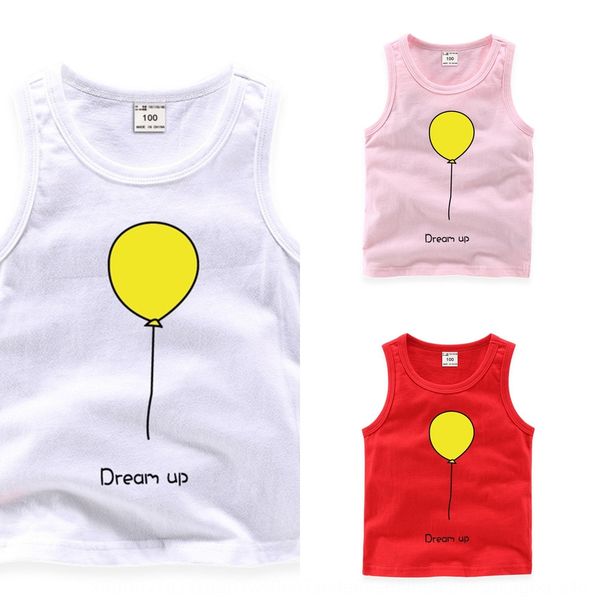 

mi pure clothing knitted camisole summer korean style casual i-shaped new cotton children's clothing vest children's vest, Blue