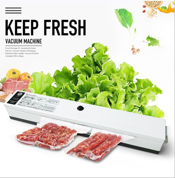 

vacuum sealer machine, automatic food sealer for food savers w/starter kit|led indicator lights|easy to clean|dry & moist food modes| compac