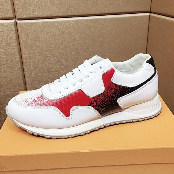 

fashion brands run away sneaker mens shoes new 2020 breathable shoes casual lace -up luxury men shoes herren sportschuhe with origin box, Black