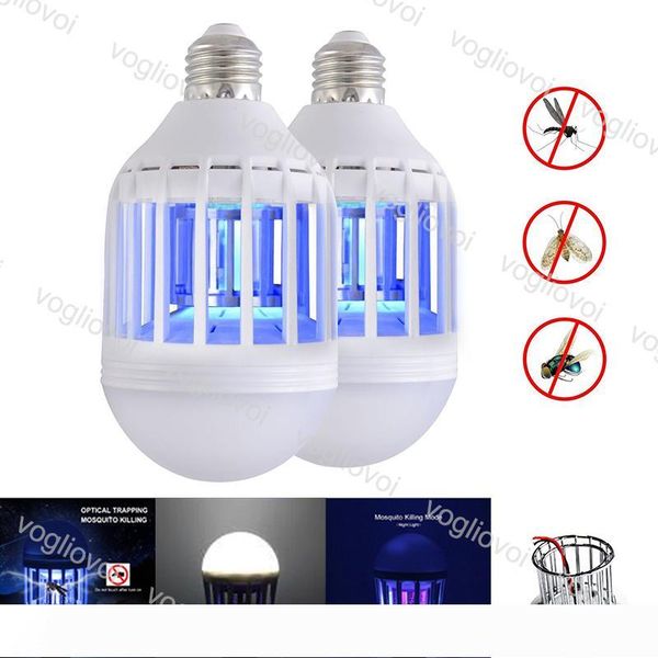 

led bulbs mosquito killer 110v 220v 12w for hallway balcony kitchen bedroom uv trap plastic pc cover high brightness smd2835 eub