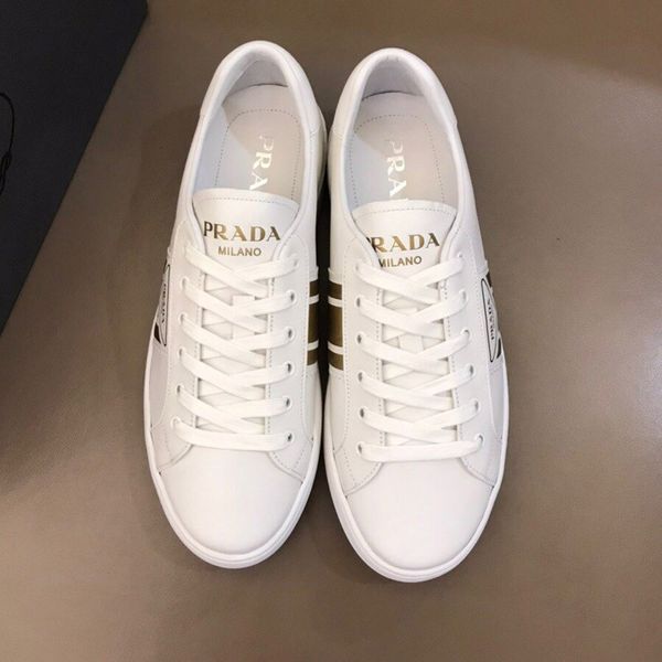 

fashion new avenue leather sneakers luxury men casual shoes designer men sneakers high-quality breathable men leather shoes fast delivery b4, Black