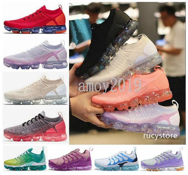 

2019 chaussures 2.0 plus tn women running shoes fashion athletic sports tns white black pink outdoor womens trainers sports sneakers