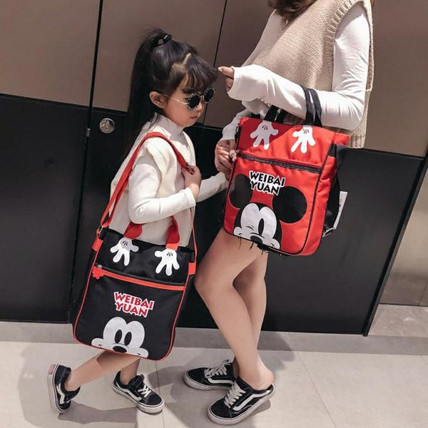 

v8z0d мультфильм милый детский мессенджер 2019 портативный мешок холст холст мешок мак новый корейский стиль модных студенток начальной школ