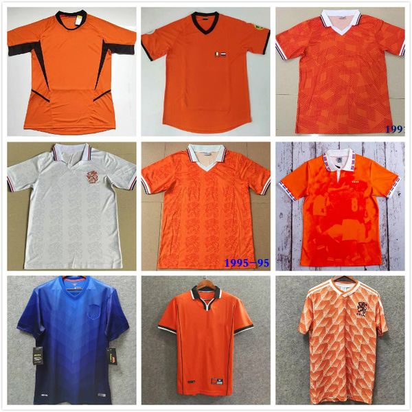 

1988 netherlands retro soccer jersey van basten 1998 holland classic football shirt bergkamp gullit voetbal shirts 1987 1988 maillot foot, Black;yellow