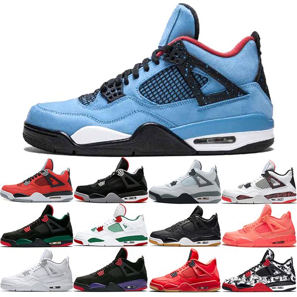 

2019 new arrival cactus jack houston oilers 4 iv 4s men basketball shoes singles day tattoo toro bravo raptors mens trainers sports sneakers