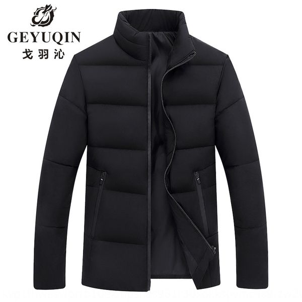 

off season middle aged men thick dad short middle-aged daddy clothes claus down jacket coat down jacket winter winter coats, Black