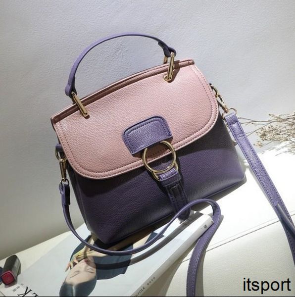 

new 2020 woman color bag ring package single shoulder span packet tide