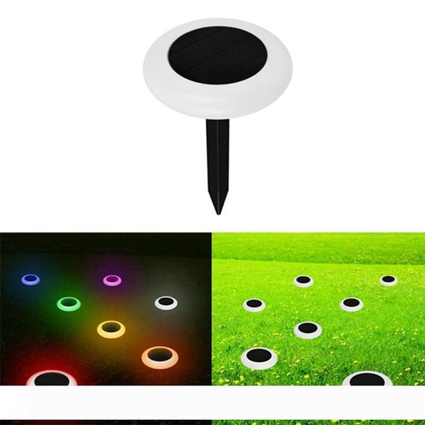 

umlight1688 solar lights outdoor pathway decorative garden stake light 7 color changing decorations lamp for landscape walkway