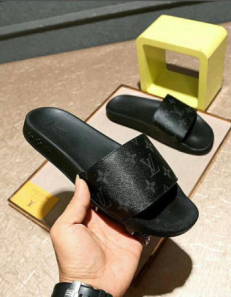 

louis vuitton slippers 2020 best мужчины женщины сандалии дизайнерская обувь luxury slide summer fashion wide hococal плоский скользкий санд, Black;red