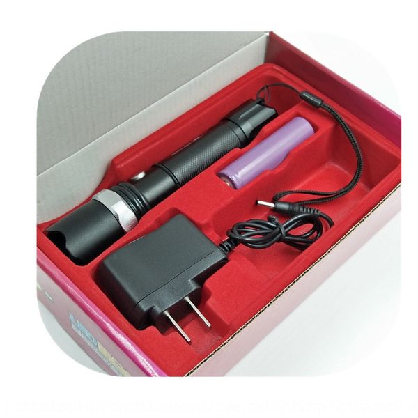 

rvwlm регулируемое увеличение привело сильную литиевую батарею зарядного 5w электронной проекционную белого самоходного фонарик фонарик вело