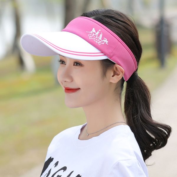 

2019 new coat outdoor breathable air contrast color sun hat portable sports sun hat, Blue;gray
