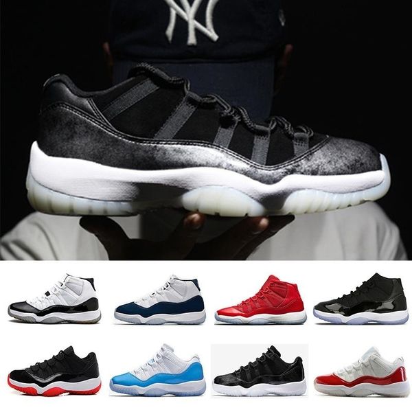 

11 11s men women basketball shoes high low le air bred citrus concord 23 45 72- red bred white black g grey teal j11 sneakers