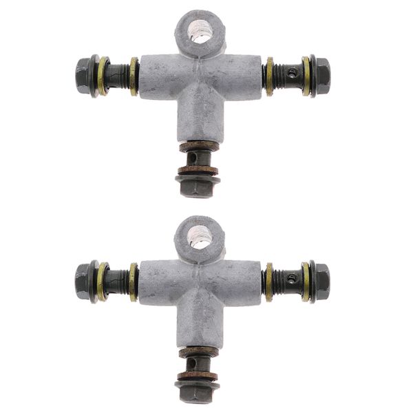 

2 pieces motorcycle brake house line tee connector coupling fitting 3 ways