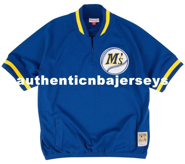 

ken griffey jr. seattle #24 mitchell & ness retro 1992 warm-up jacket, Gray