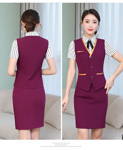 

8gajl waiters short-sleeved women's summer catering  front desk restaurant milk tea shop tooling men's long-sleeved western food, Black;white