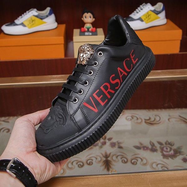 

new3 fashion men's shoes wild sports shoes casual outdoor pattern comfortable travel shoes original box packaging fast delivery, Black