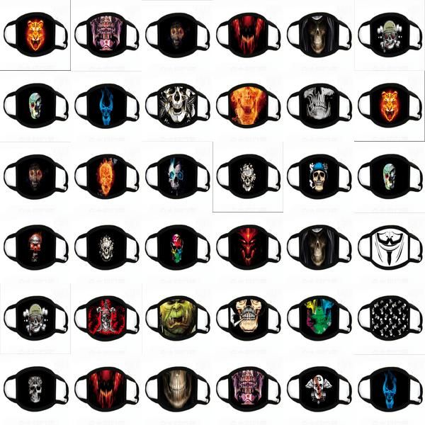 

funny half face masks motorcycle bandanas face masks designer face masks costumes for halloween cosplay ycqmz xhlove, Black