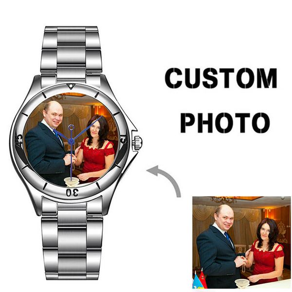 

wristwatches cl055 design your own men wrist watch oem customize print po mens watches blind drop personalized, Slivery;brown