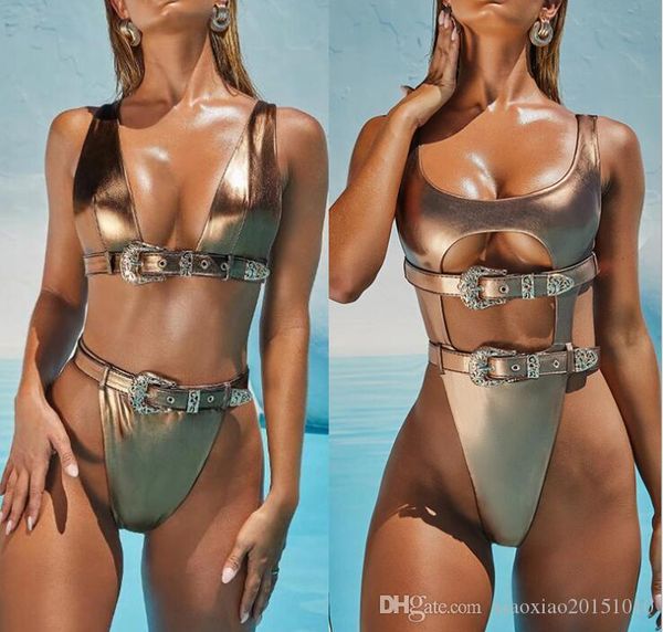 

new solid thong bikini 2 piece set swimwear women plus size swimsuit halter bikini set simple bathing suit 774, White;black