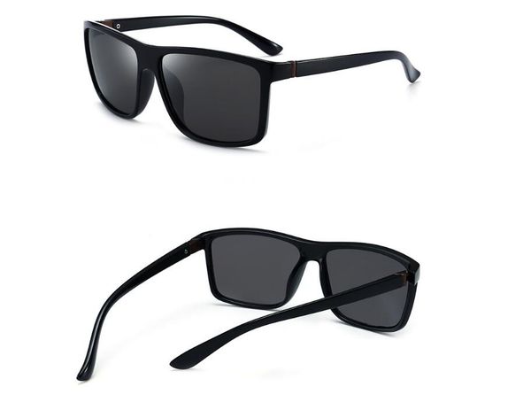 

new polarized sunglasses men and women fashion retro personalized glasses wild sun glasses, White;black