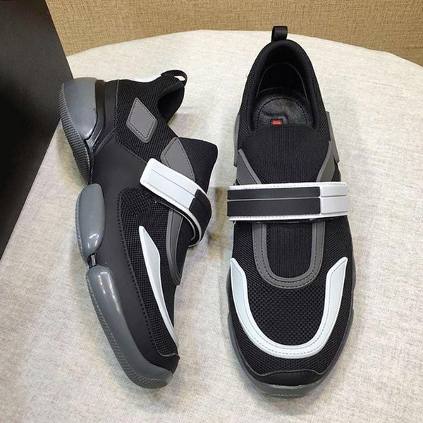 

cloudbust sneakers mens shoes breathable outdoor walking footwears low plus size hook &loop casual men shoes sports sneakers sale, Black