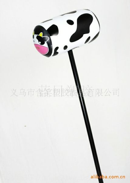 

large hard handle cartoon toy inflatable hammer cow hammer can be a variety of mixed inflatable toys
