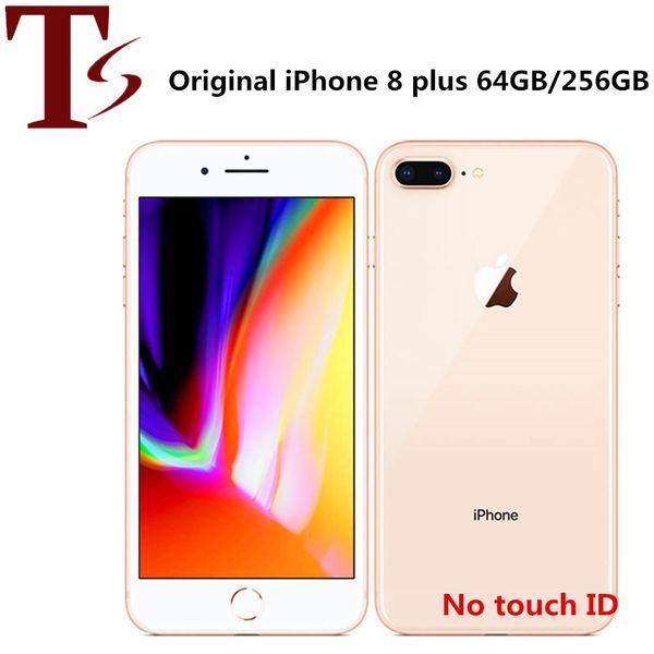 

refurbished original apple iphone 8 plus 5.5 inch no fingerprint ios a11 hexa core 3gb ram 64/256gb rom unlocked 4g lte mobile phone