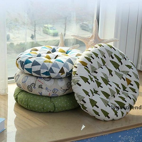 

21 style 40*40cm home sofa cushion office breathable chair cushion cute round futon mat cushions chair sofa seat accessory gift bc bh0759