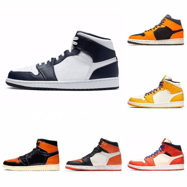 

1s high zoom athletic designer shoes fir black tomatillo rage green 1 fashion casual shoes zapatos sneakers l#07-088