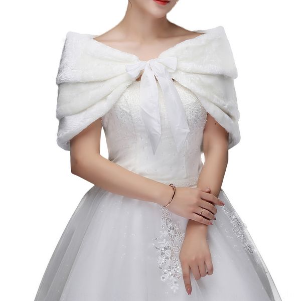 

2019 new bride wedding bridesmaid dress imitation rabbit plush warm scarf warm shawl scarf shawl, Blue;gray