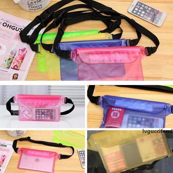 

new design portable mobile phone waterproof bag swimming bag pvc wallet storage bags factory wholesale lx2156