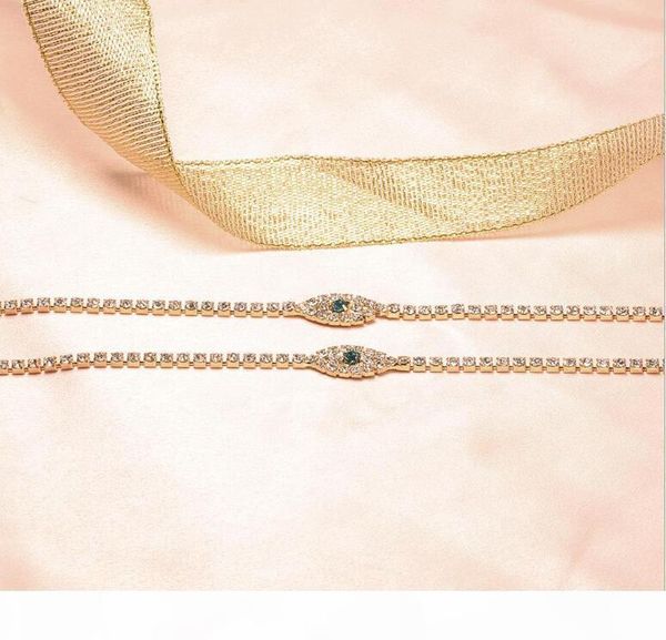 

a hip hop fashion tennis chain anklets women 3a zircon brilliant 2020 jewelry, Red;blue