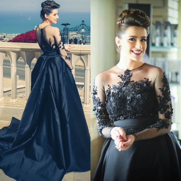 

black long prom dresses