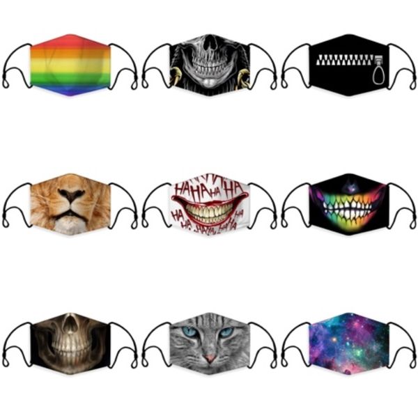 

animal mask headgear mask sunscreen breathable men women outdoor riding collar cool triangle bandana scarf#174