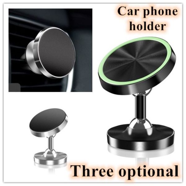

универсальный магнитный luminous автомобильный держатель телефона air vent mount металлический сплав магнит gps встаньте автомобиля оптовая