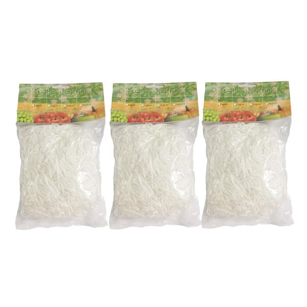 

3pcs heavy-duty plant trellis netting garden vines plant climbing net