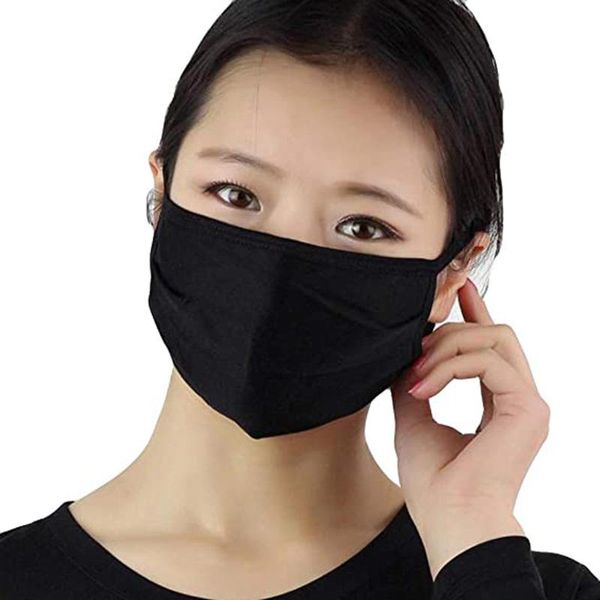 

usa scarf 10pc cotton face makswashable and reusable respirator fashion black cloth face makse for germ protection bandana