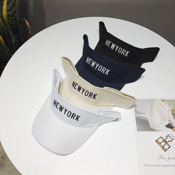 

mtmjl female summer empty sunshade sunscreen baseball cap female hat visor hat toque korean all-match sports travel running baseball ca, Blue;gray