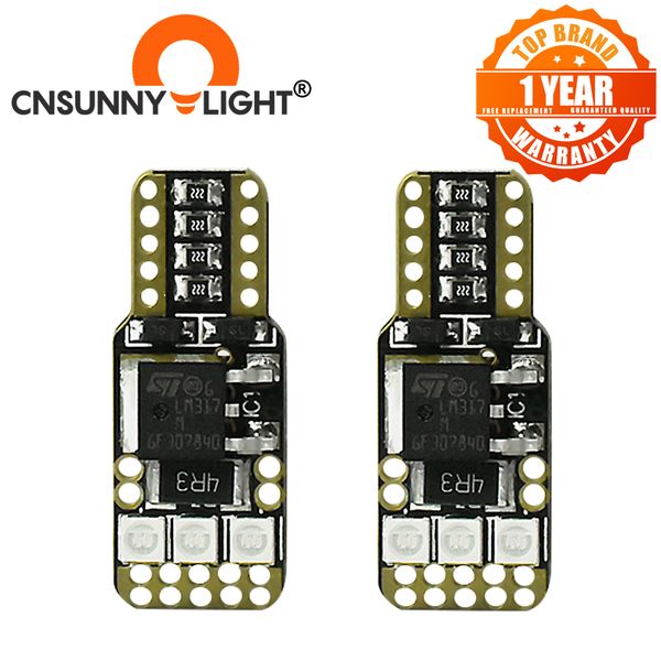 

cnsunnylight w5w t10 led canbus свет лампы салона reading стояночные огни белый синий красный желтый нет ошибка автомобиля 12v styling