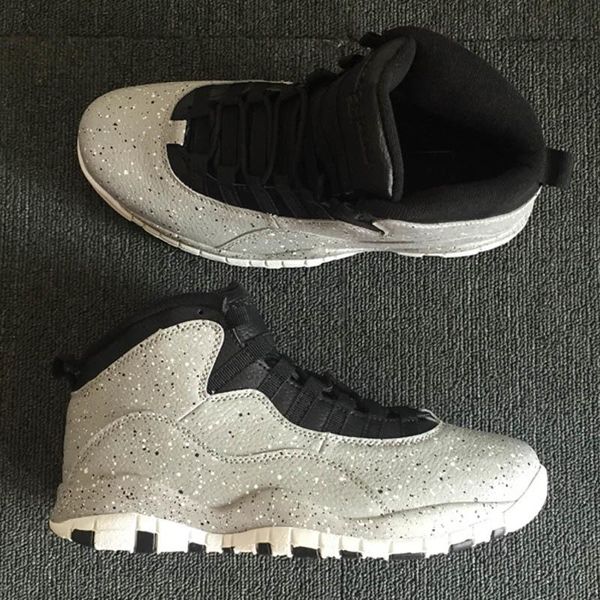 

2019 desert camo 10s mens kids basketball shoes woodland orland cement jumpman 10 westbrook back dark smoke grey steel men sports sneakers, Black