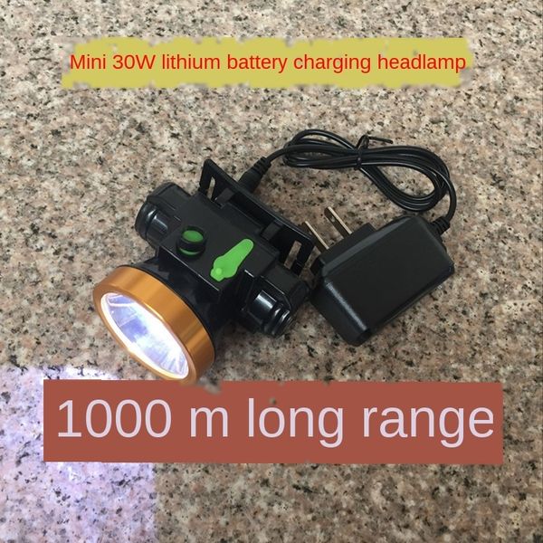 

ef2ud changzhitai 30w super bright head strong light charging remote outdoor led waterproof battery head wearing lithium battery headlight 6