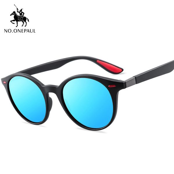

no.onepaul p26 polarized sunglasses round sunglasses polarized male driver driving male trend driving p0049, White;black