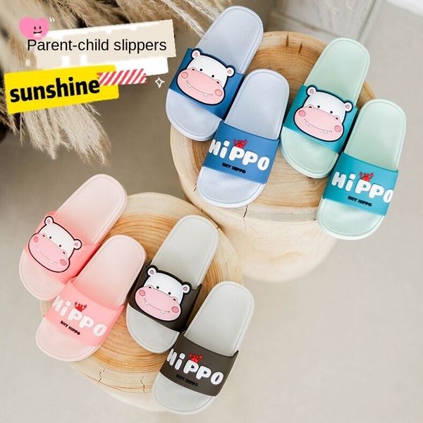 

ud6c1 baby children' summer children children slippers sandals children' slippers new hippo cartoon naughty dinosaur sandals 202, Black;grey